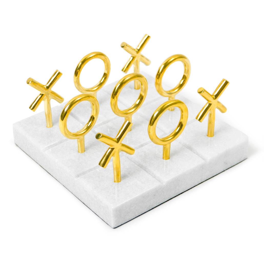 Brass Tic Tac Toe Set