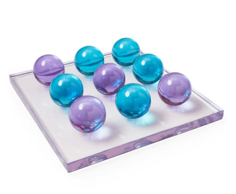 Acrylic Tic Tac Toe (Turq Purple)
