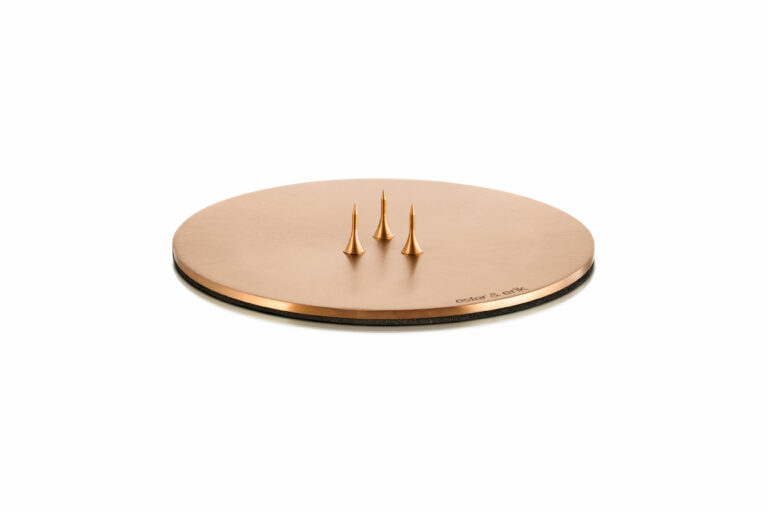 Kaarshouder Plaat 9cm (Rose Gold Matt)
