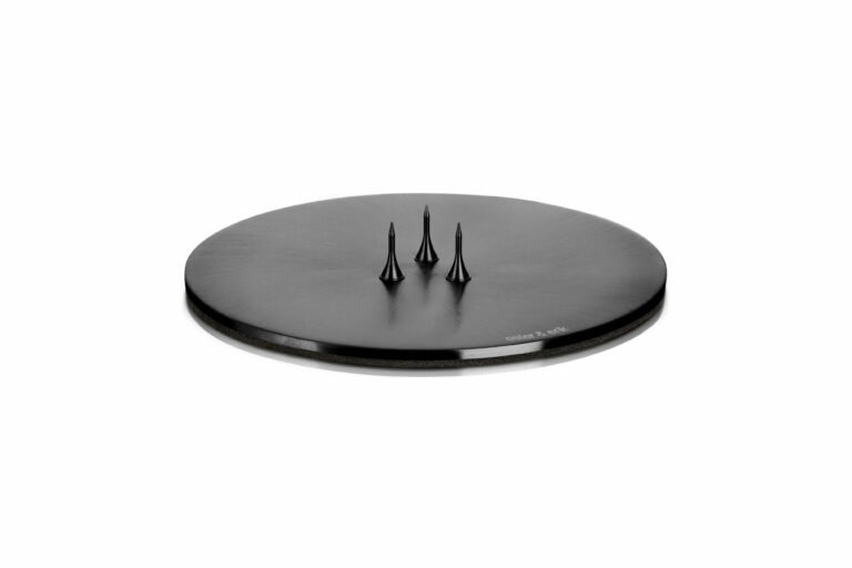 Kaarshouder Plaat 9cm (Black Matt)