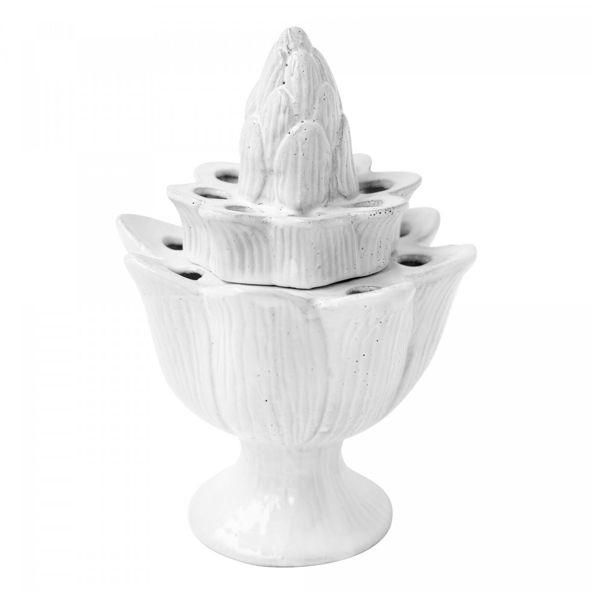 Pique Flower Holder (White)