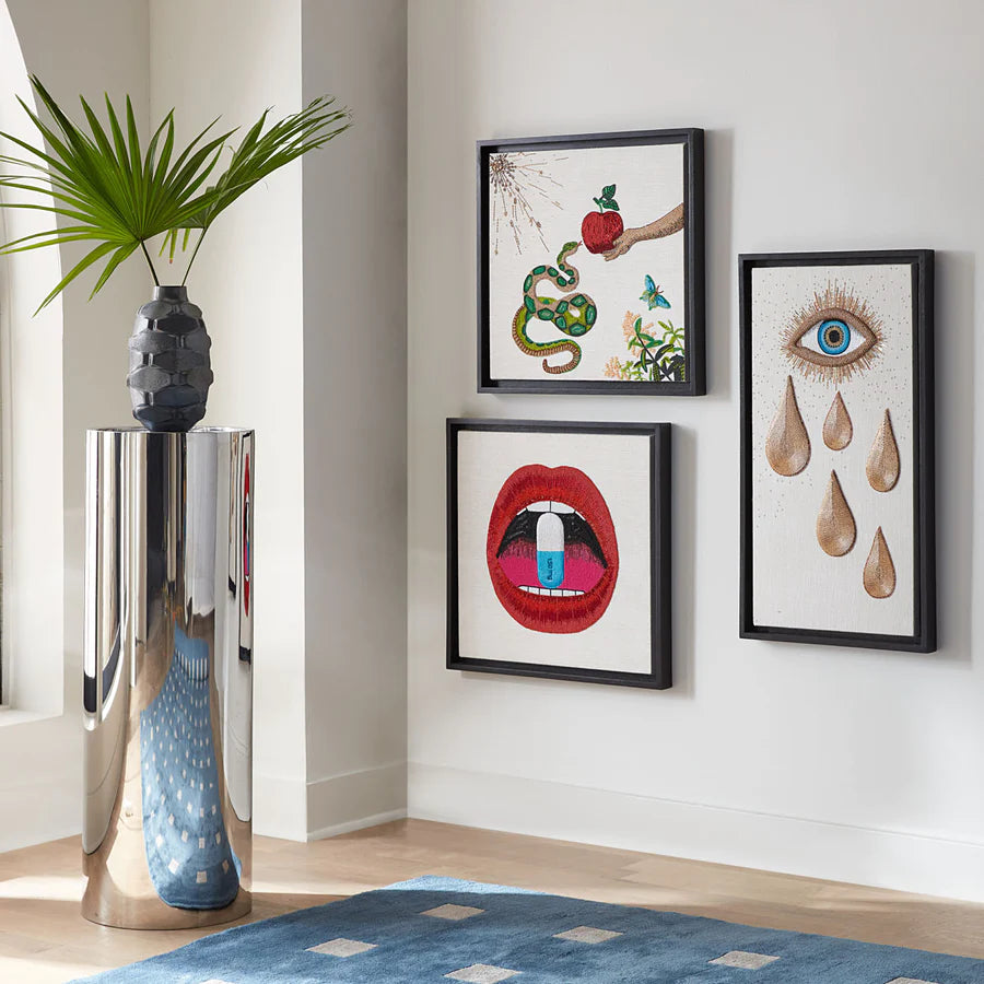 Muse Eye Tear Beaded Wall Art