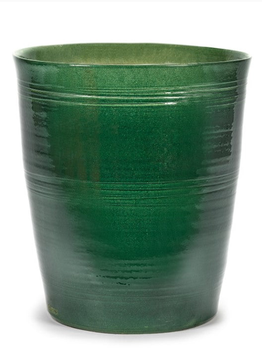 Pot Lines L D40 H44 cm (Groen)