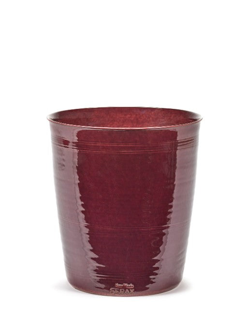 Pot Lines S D26 H28 cm (Aubergine)