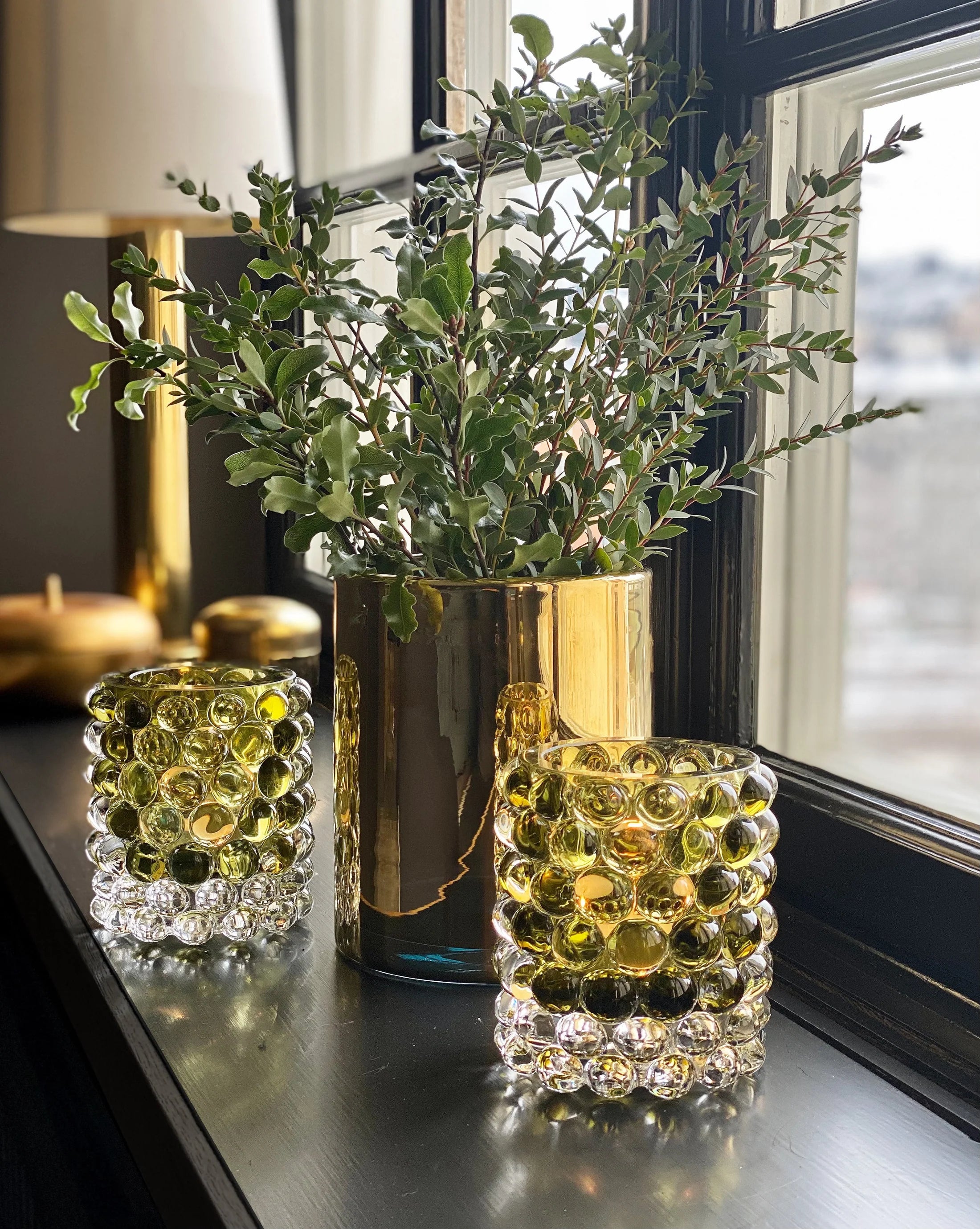 Hurricane Lamp M (Gold)