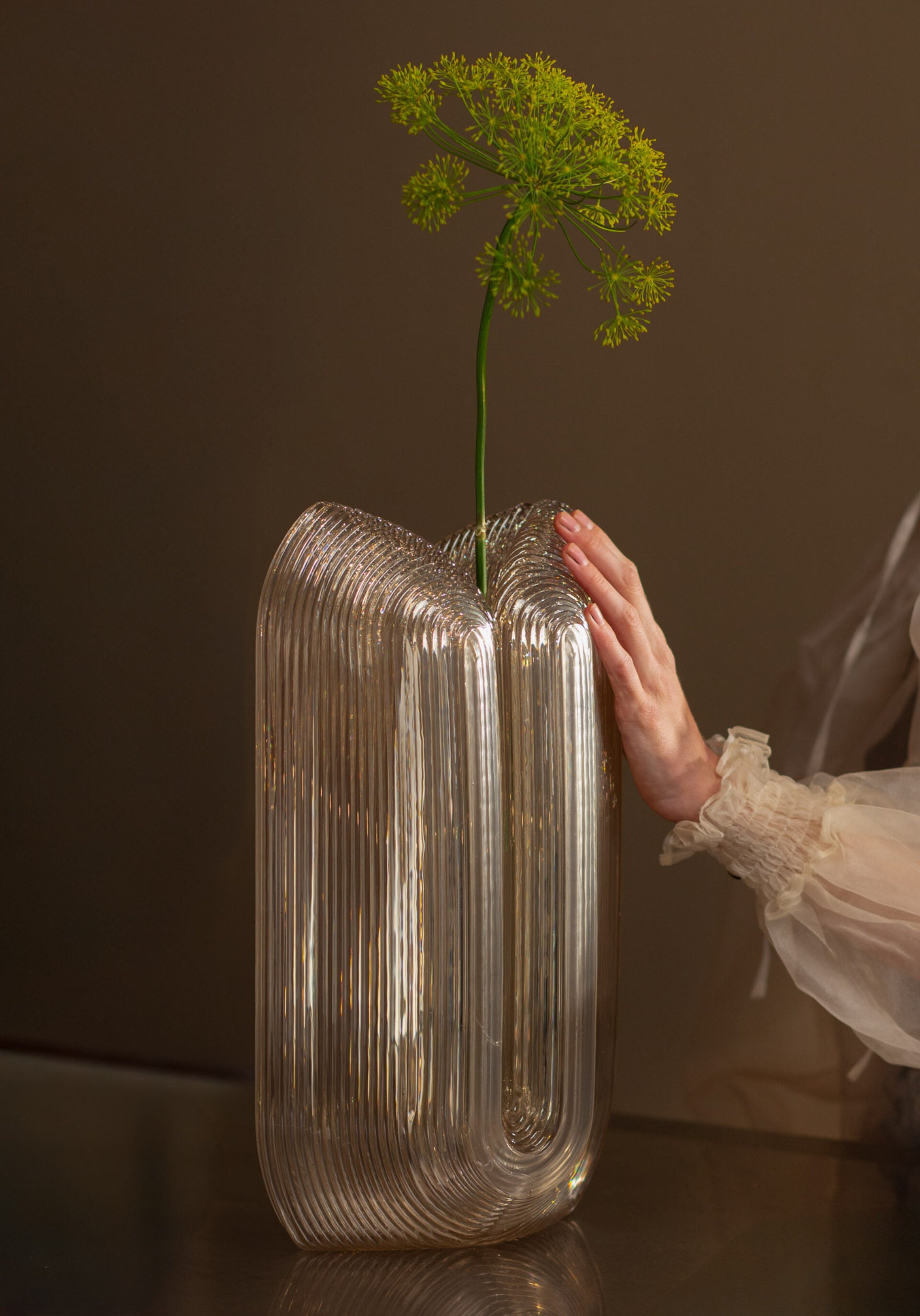 Selenite Vase 40cm