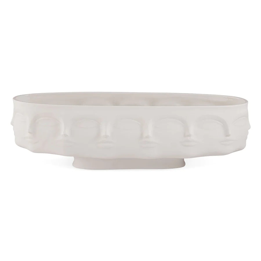 Dora Maar Long Bowl (White)