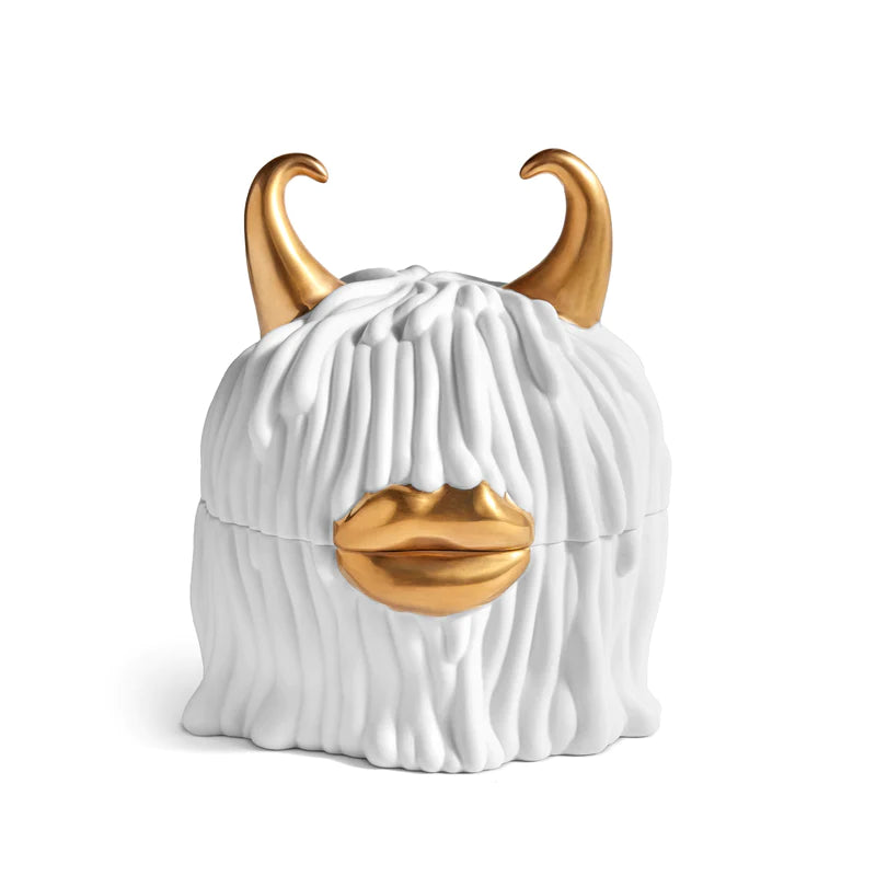 Haas Lynda box borden wit goud