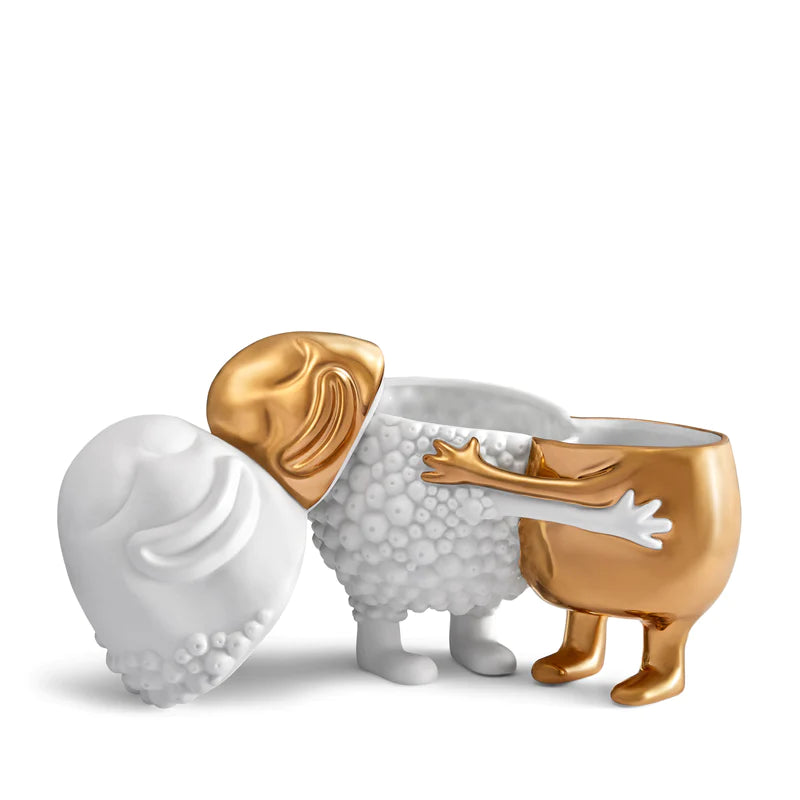 Haas Huggers Box (White/Gold)