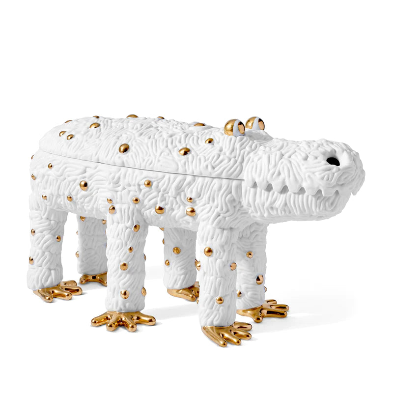 Haas Pedro The Croc Box (White Gold)