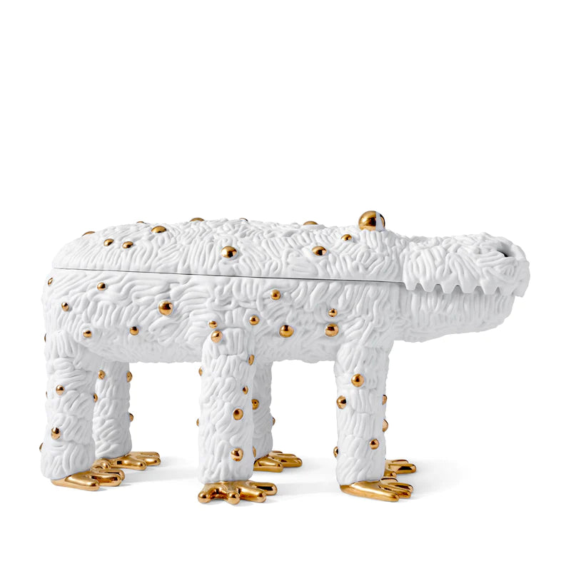 Haas Pedro The Croc Box (White Gold)