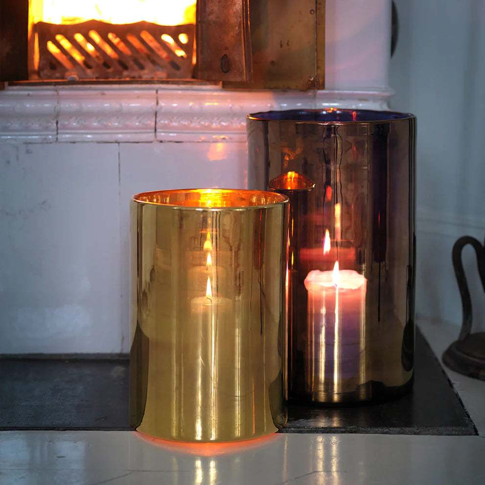 Hurricane Lamp L (Gold)