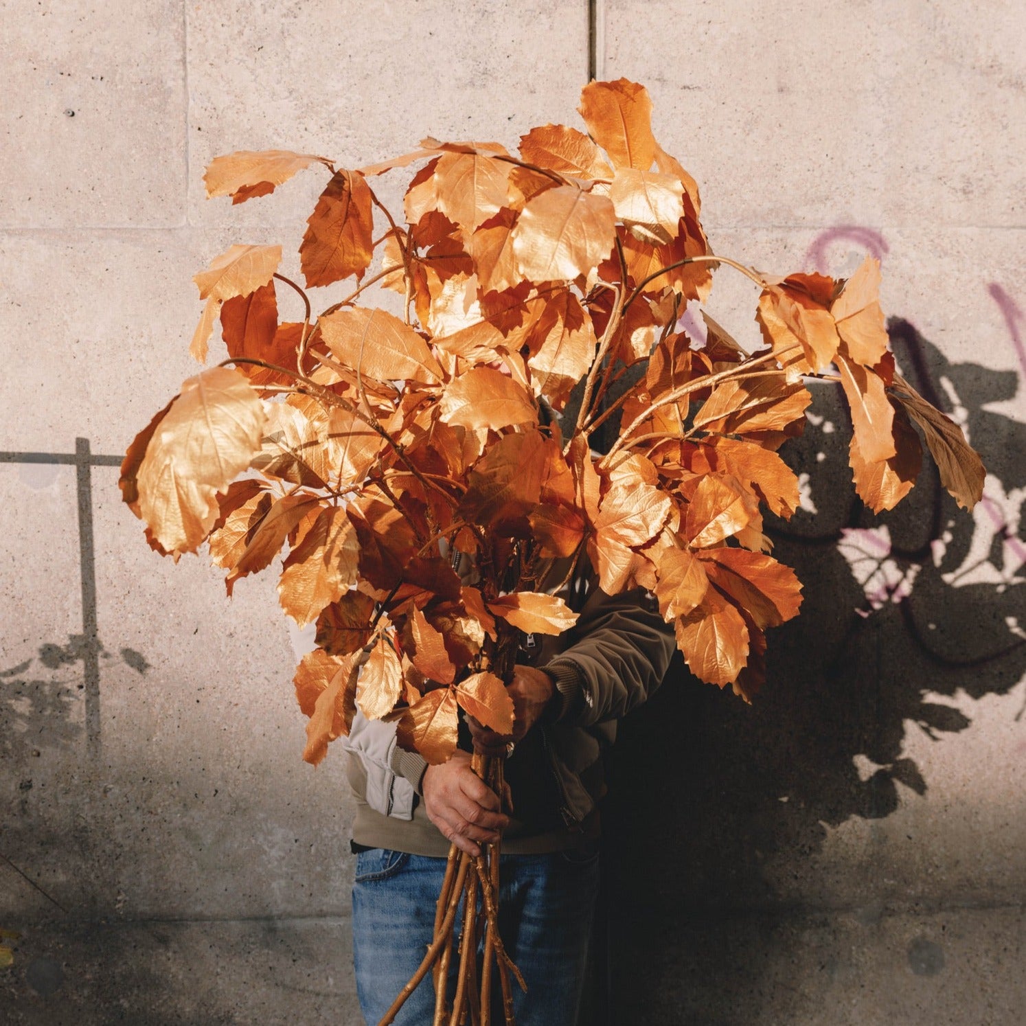 Artificial goud blad xl