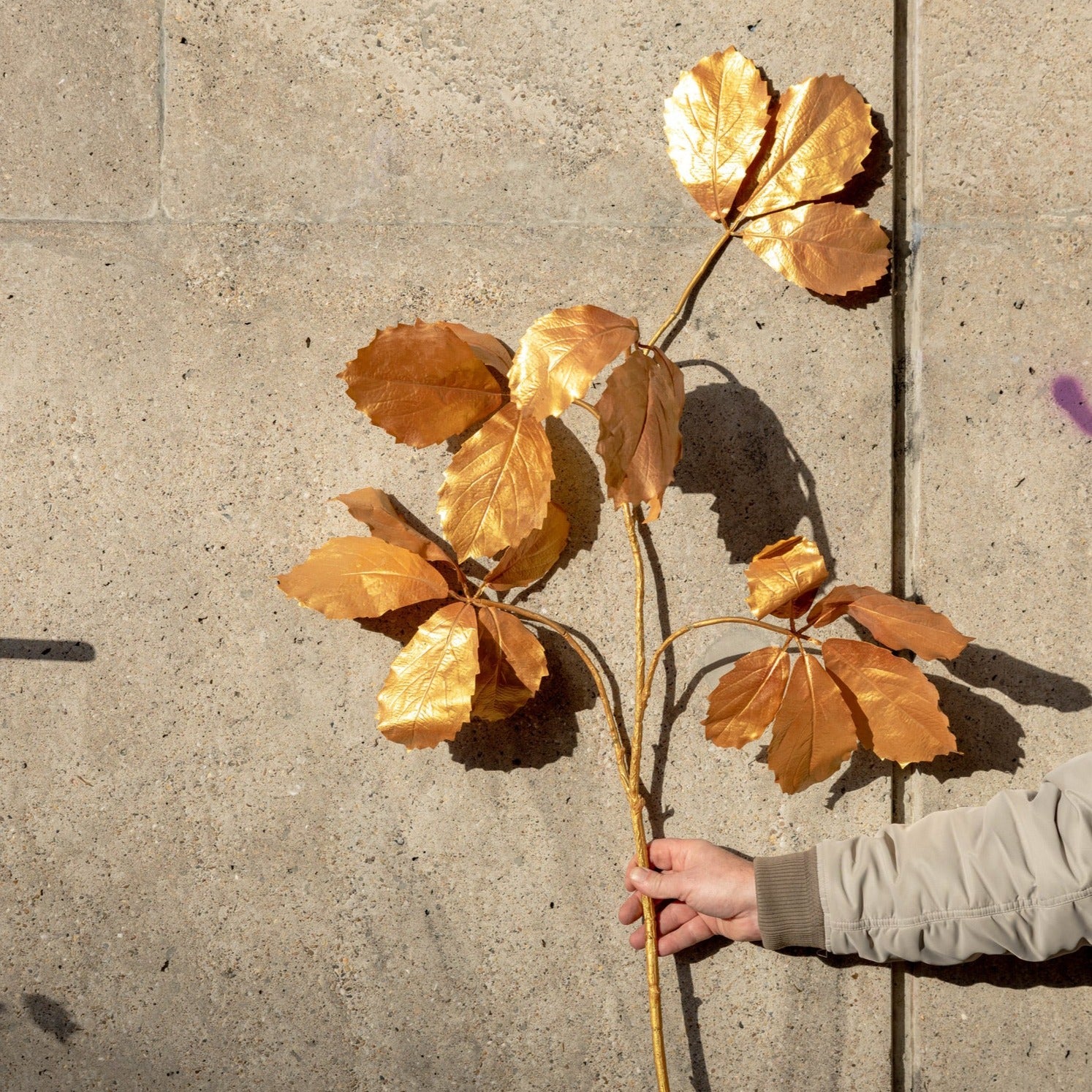 Artificial goud blad xl