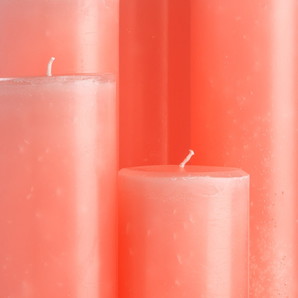 Kaars Smooth (Zalmrose)