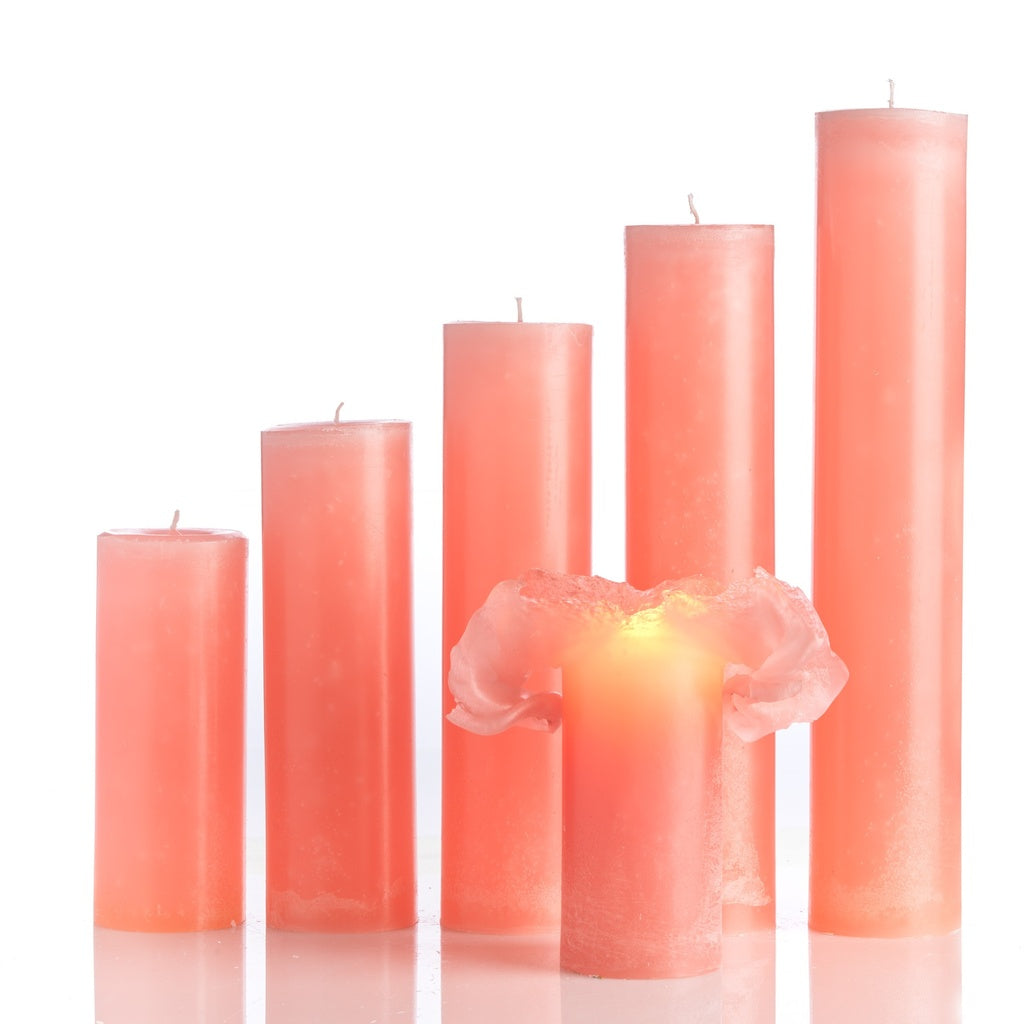 Kaars Smooth (Zalmrose)