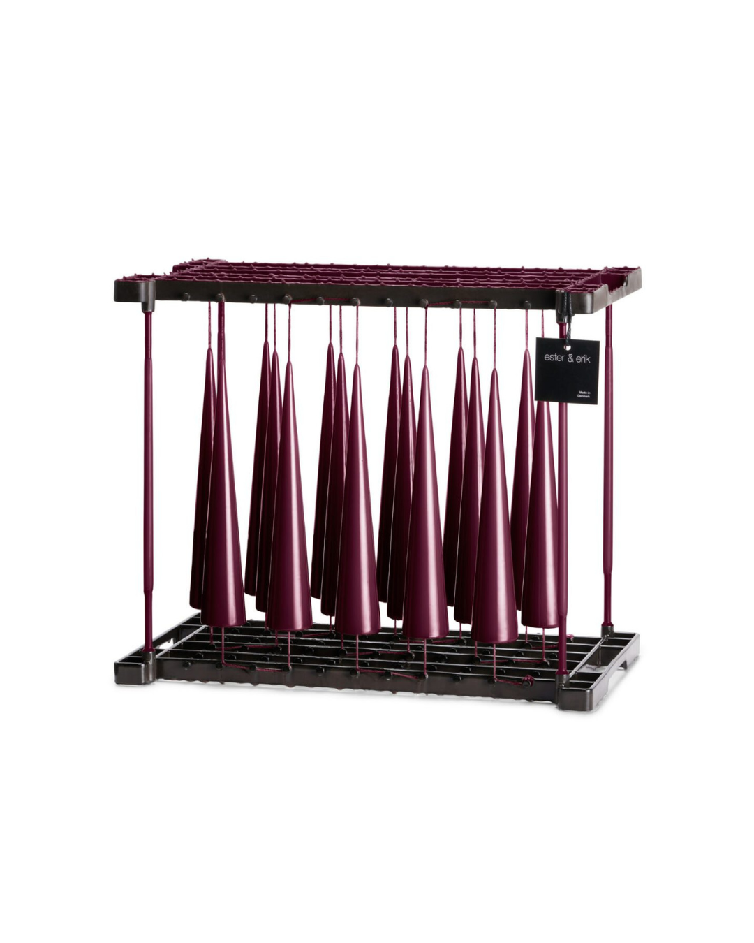 Kegelkaars (Dark Plum Lak)