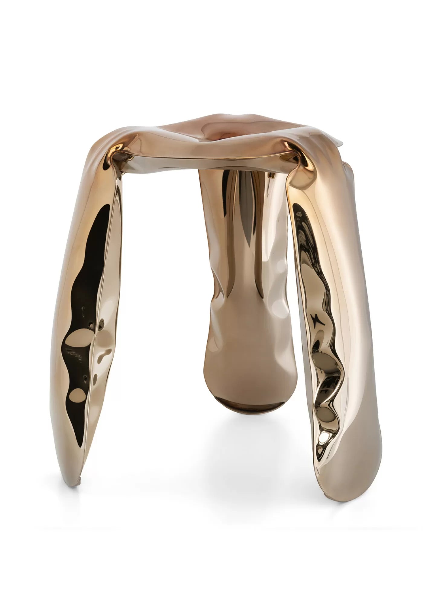 Plopp Stool (Inox Gold)