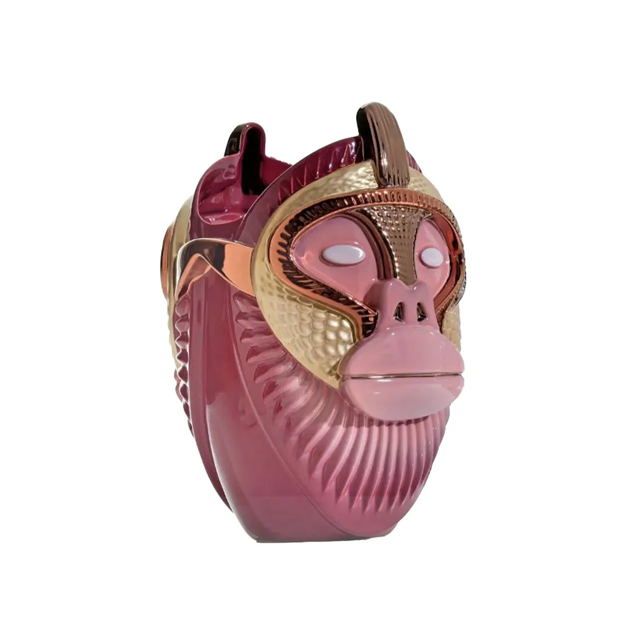 Primates Kandti Vase Glossy (Bordeaux/Pink/Gold)