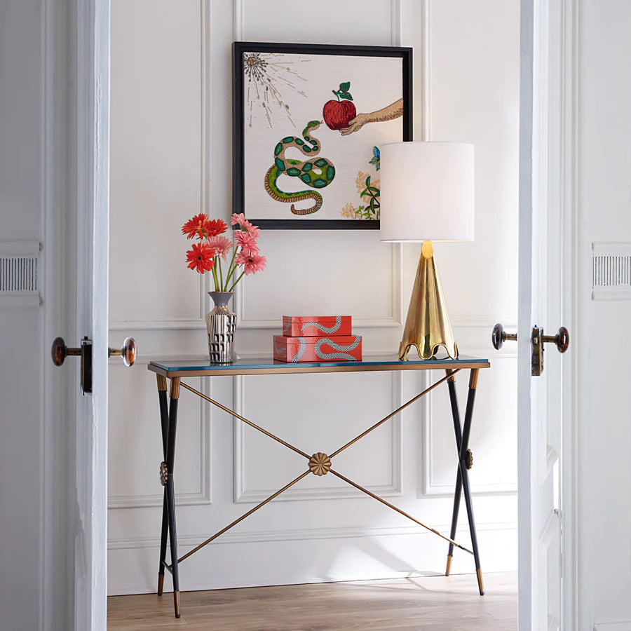 Muse Snake And Apple Beaded Wall Art