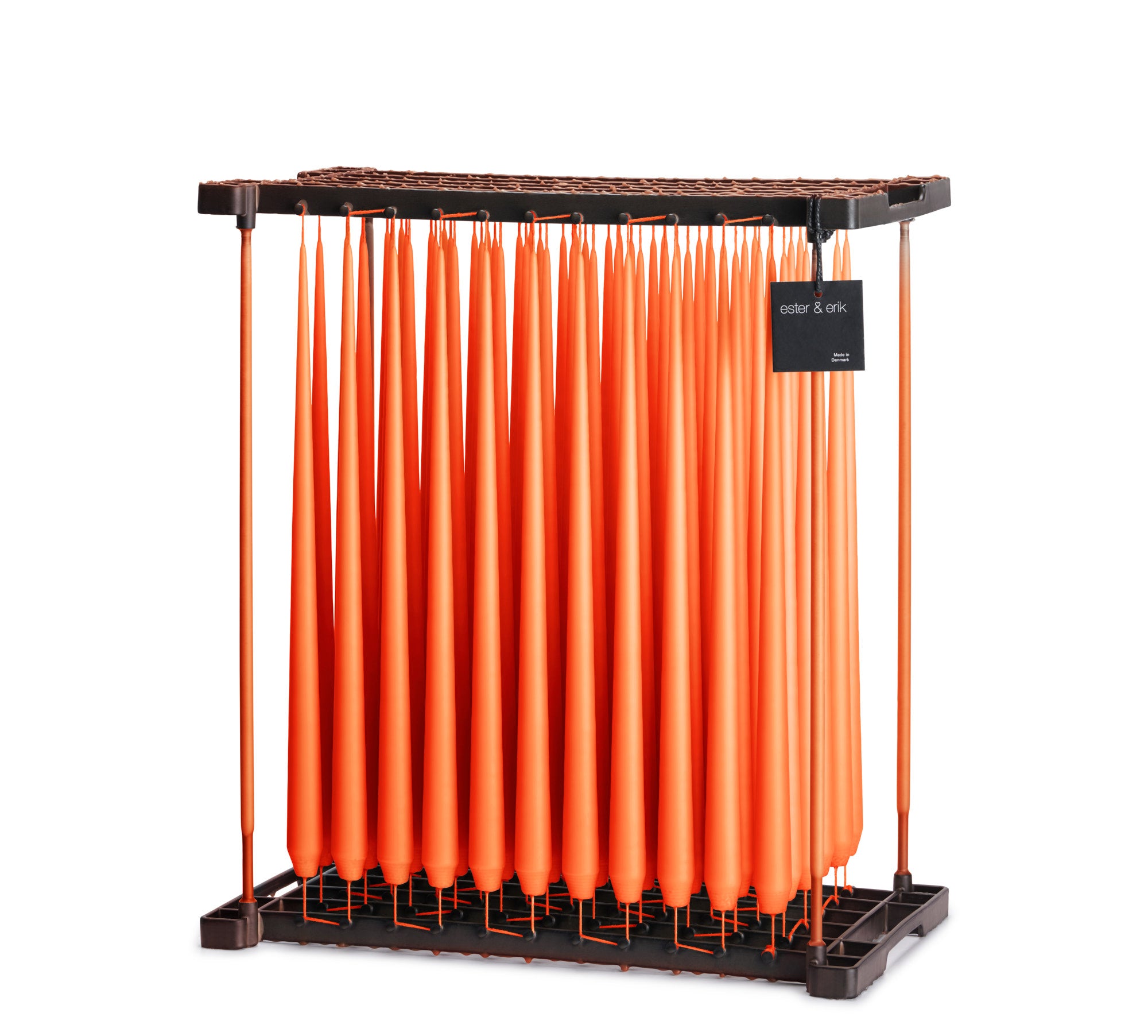 Set van 2 kaarsen 42cm (Vivid Orange Matt)