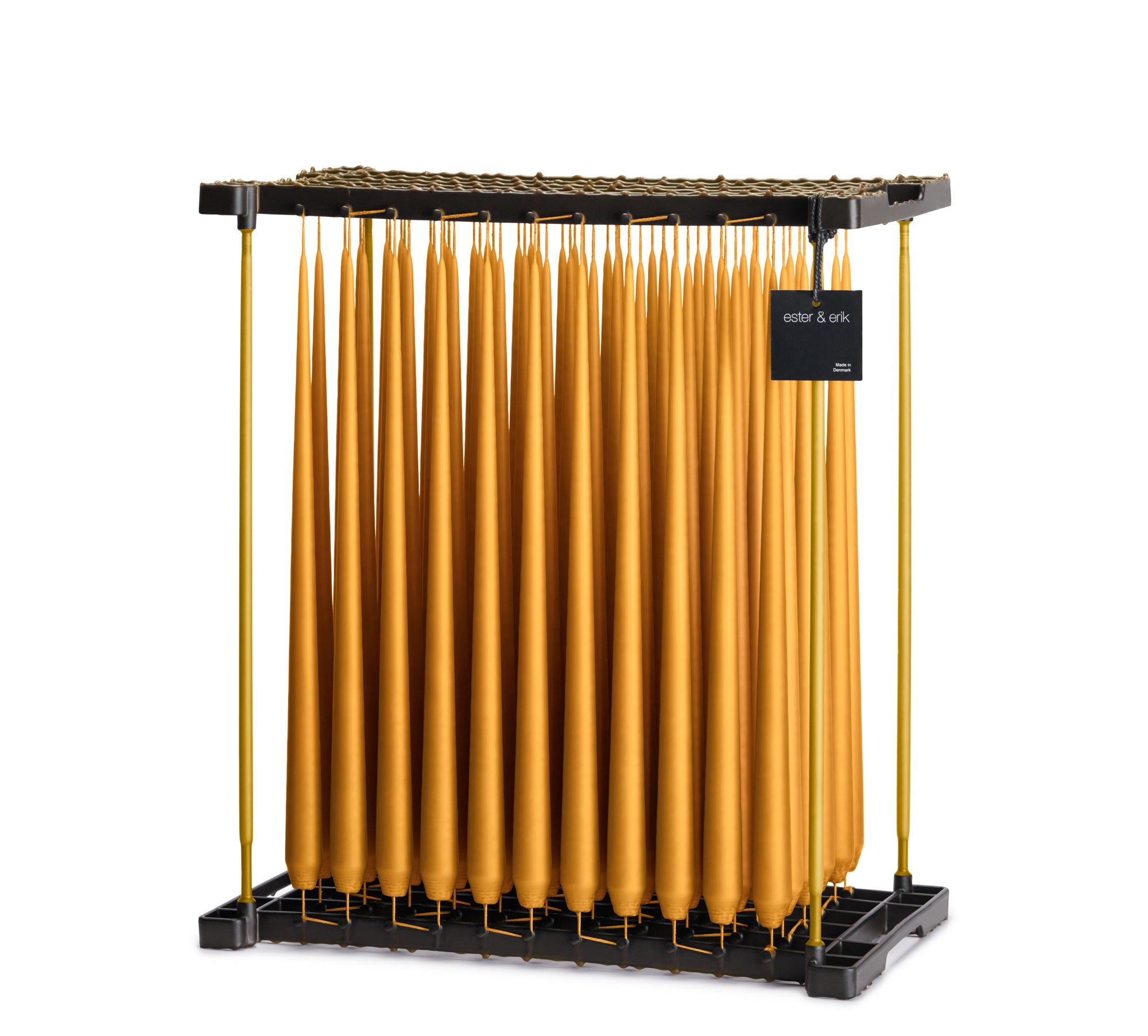 Set van 2 kaarsen 42cm (Warm Amber Matt)