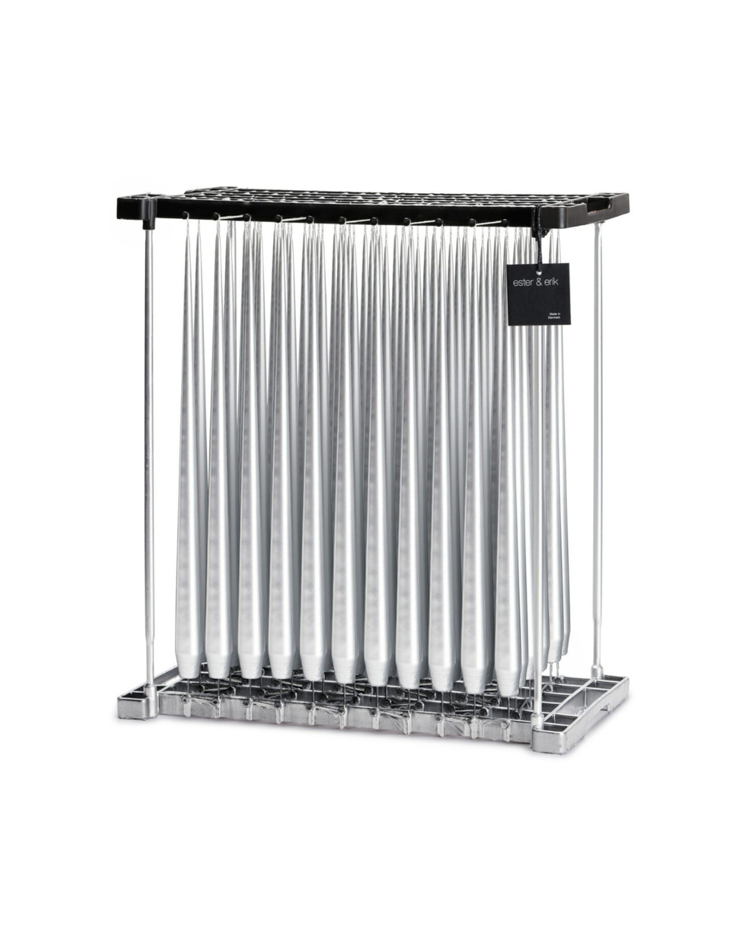 Set van 2 kaarsen (Silver Metallic)