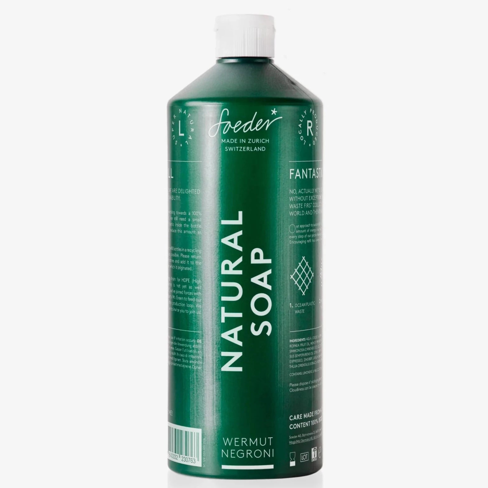 Natuurlijke zeep - Wermut Negroni 1L Navulling