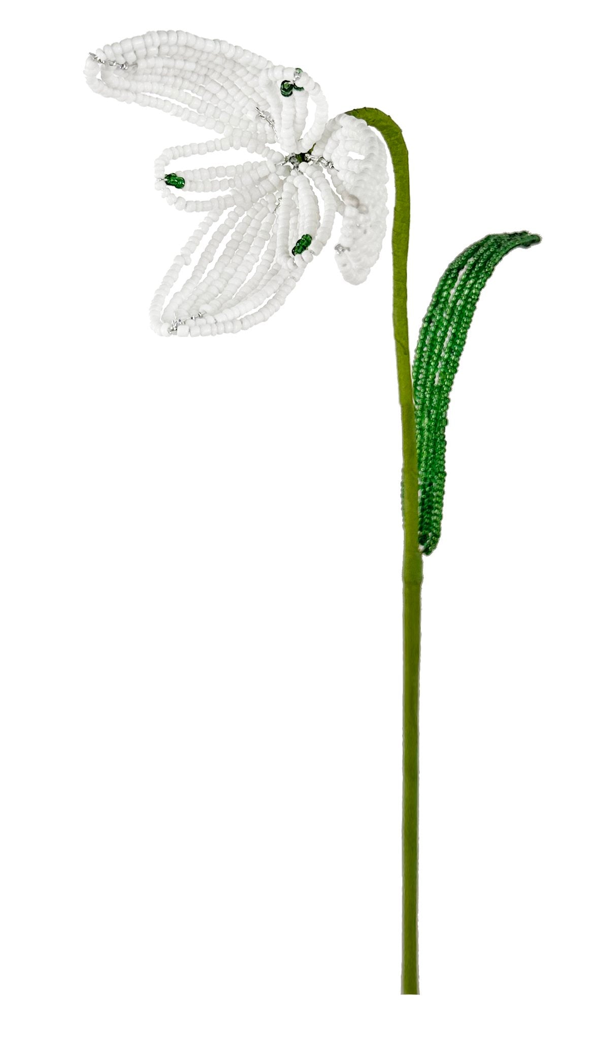 Kralen Bloem Beads Snowdrop (White)