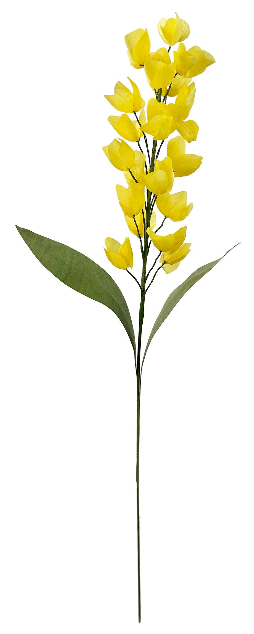 Papieren Bloem Orchid (Yellow)