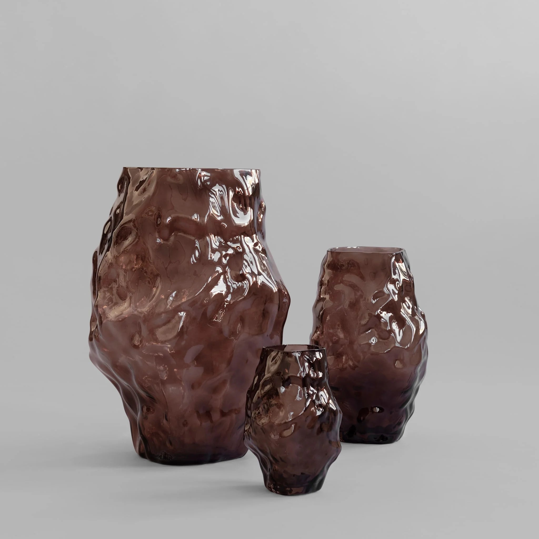 Katachi Vase Medio (Smoked Forest)