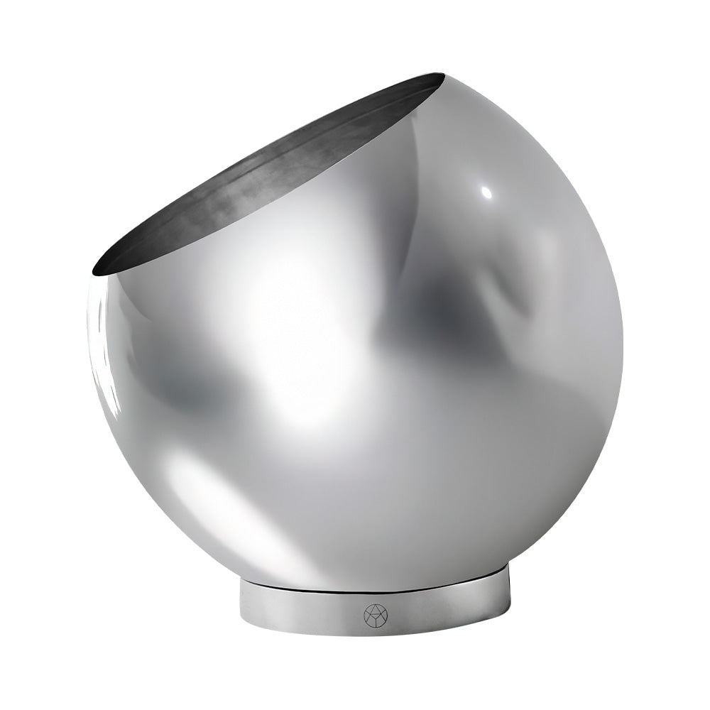 Globe Flowerpot 17cm (Silver)