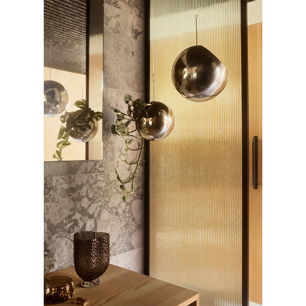 Globe Hanging Flowerpot 21cm (Silver)