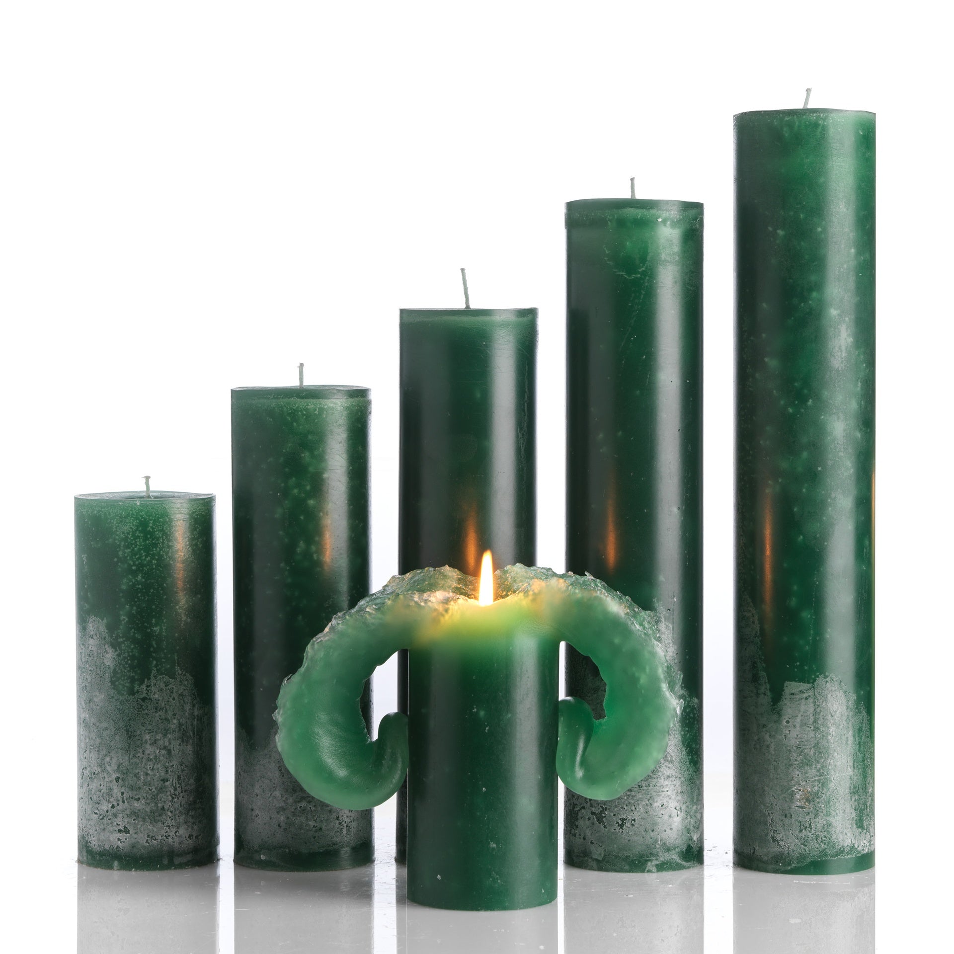 Kaars Smooth (Donkergroen)
