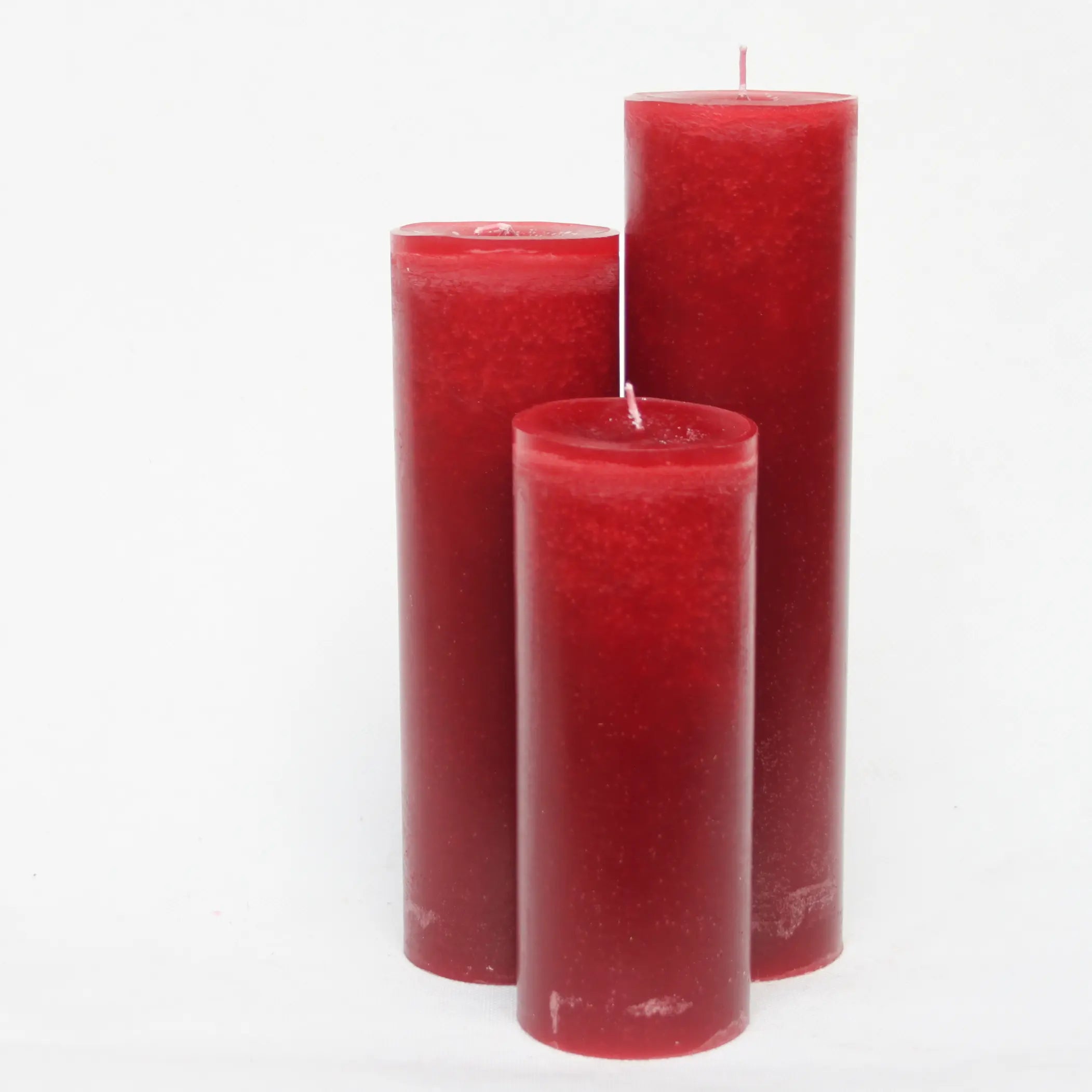 Kaars Smooth (Pioen Rood)