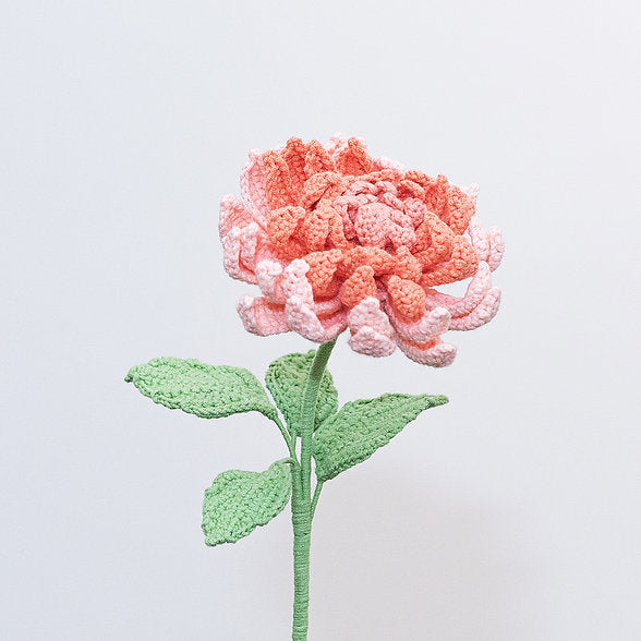 Gehaakte Bloem Dahlia (Light Pink)