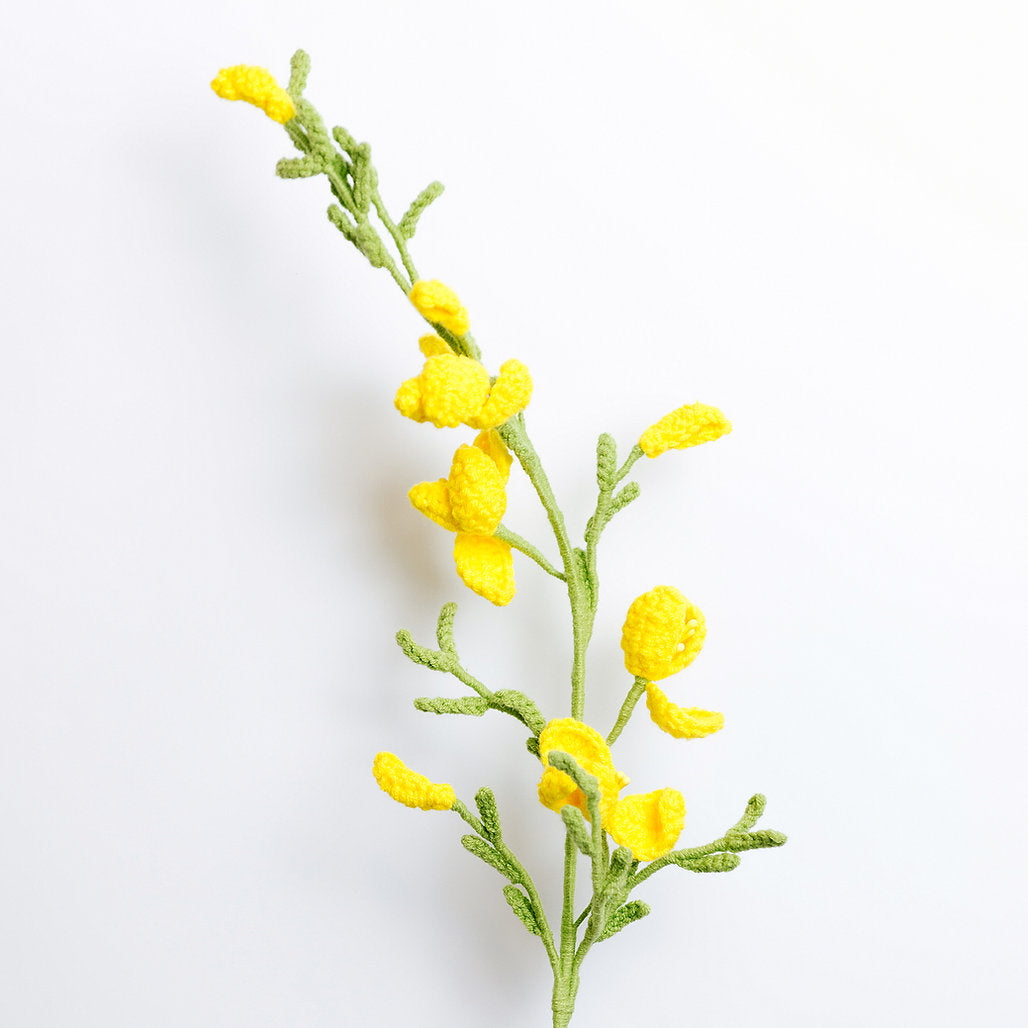 Gehaakte Gaspeldoorn Bloem (Yellow)
