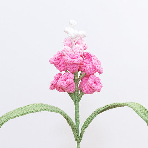 Gehaakte Blauwe Druifjes Bloem (Pink)