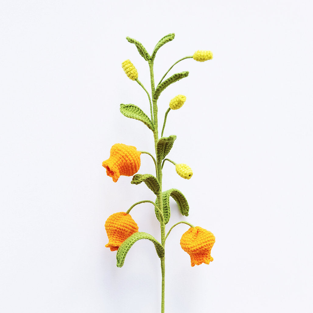 Gehaakte Sandersonia Bloem (Orange)