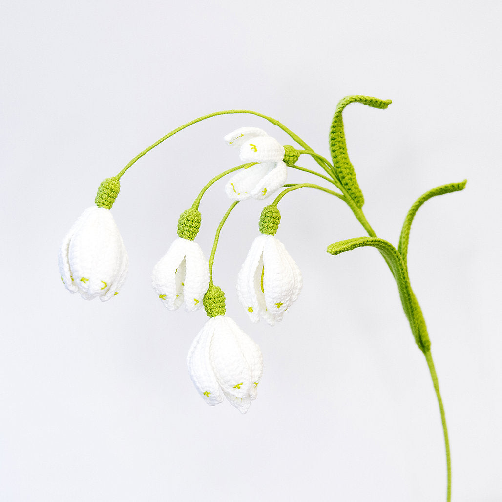 Gehaakte Sneeuwvlokje Bloem (White)