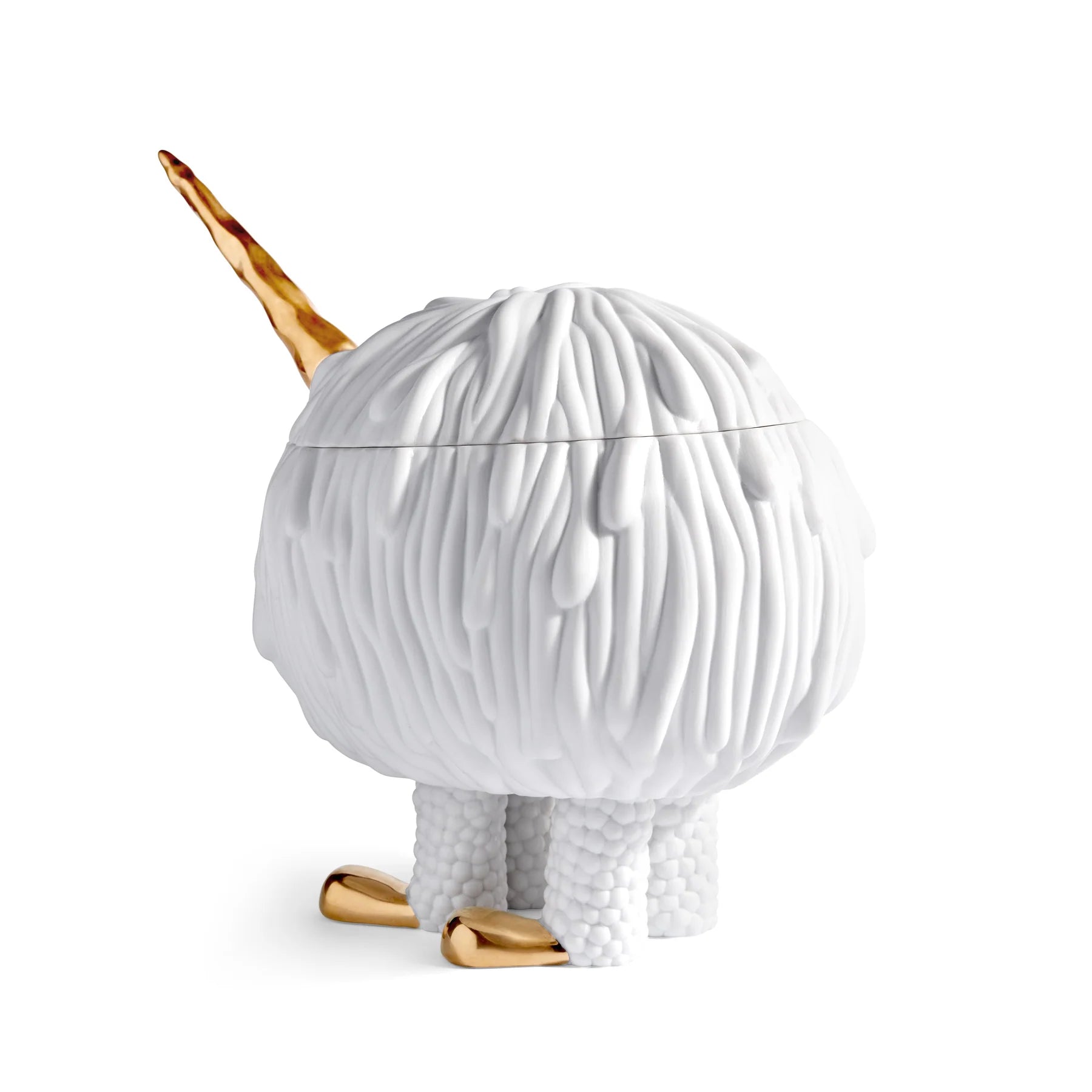 Haas Mojave Unicorn Candle (White/Gold)