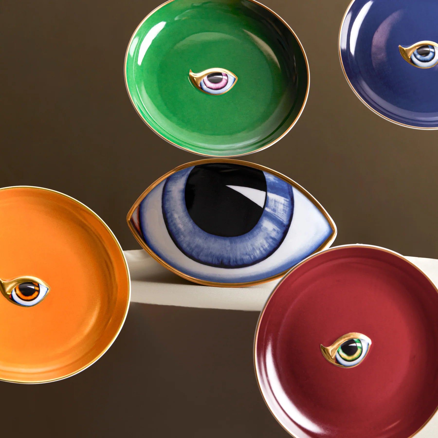 Lito Eye Canape Plate (Amber)