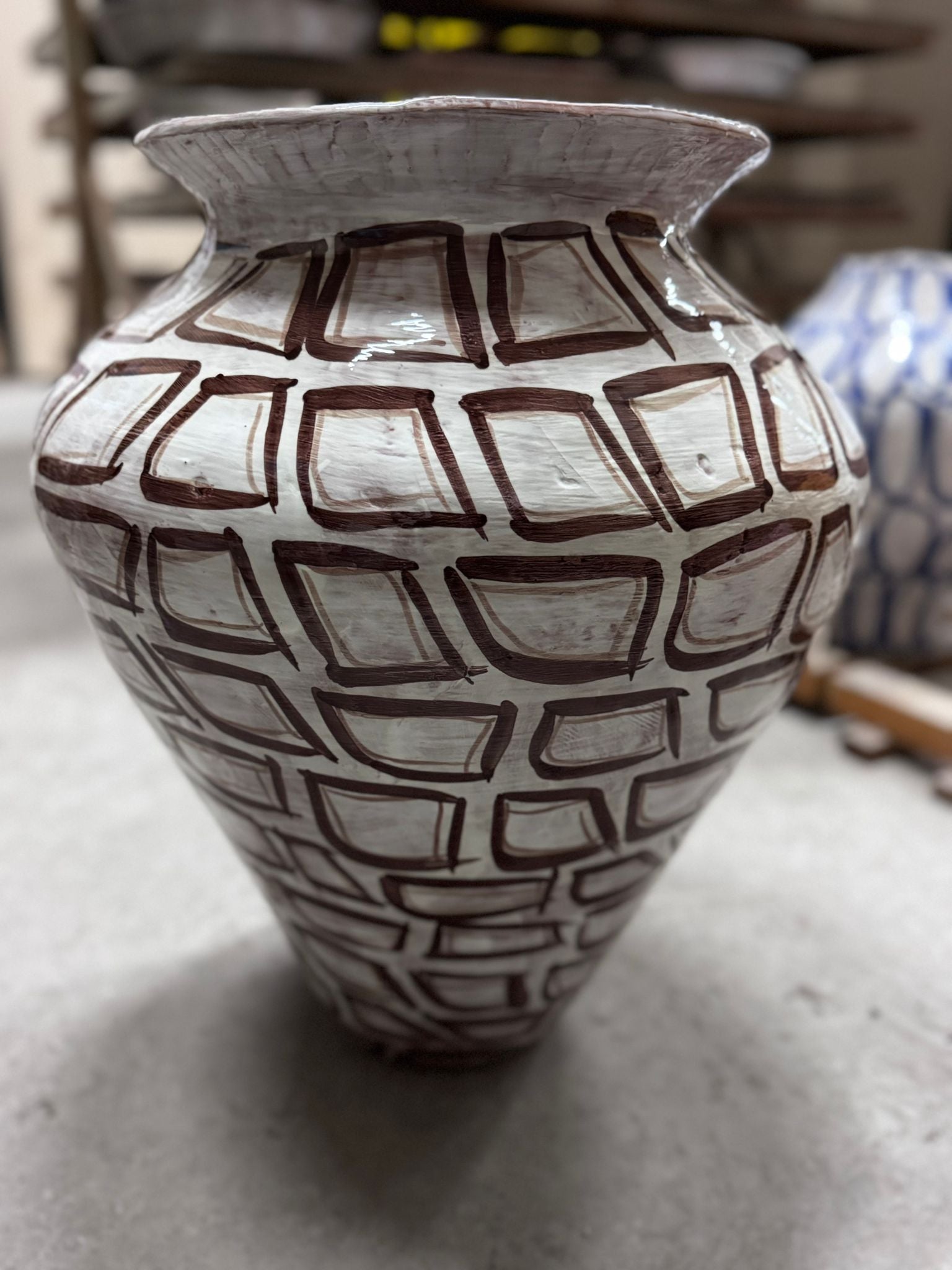 Arete Trame Vase Large (Brown)