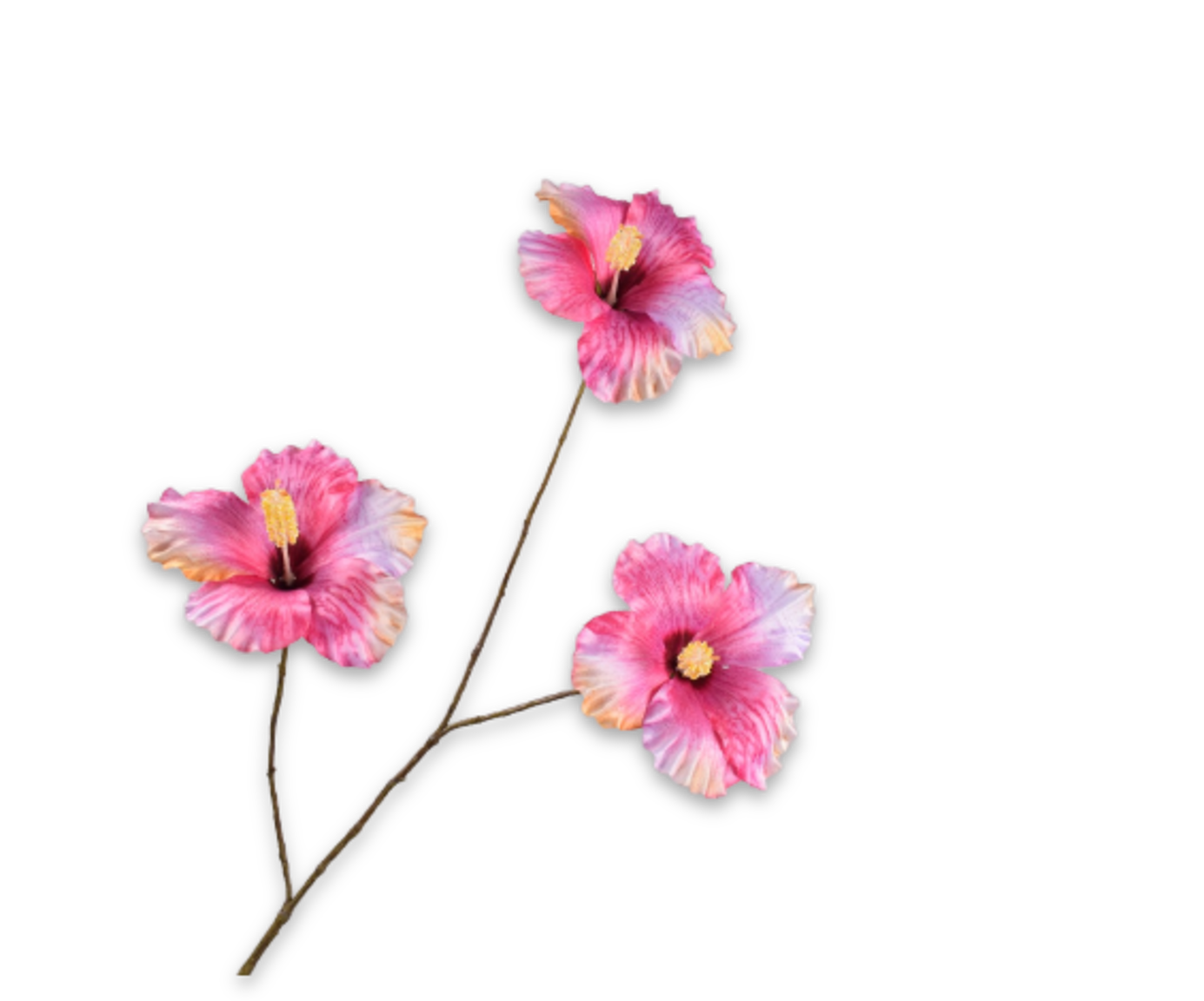 Hibiscus Tak 84cm (Roze)