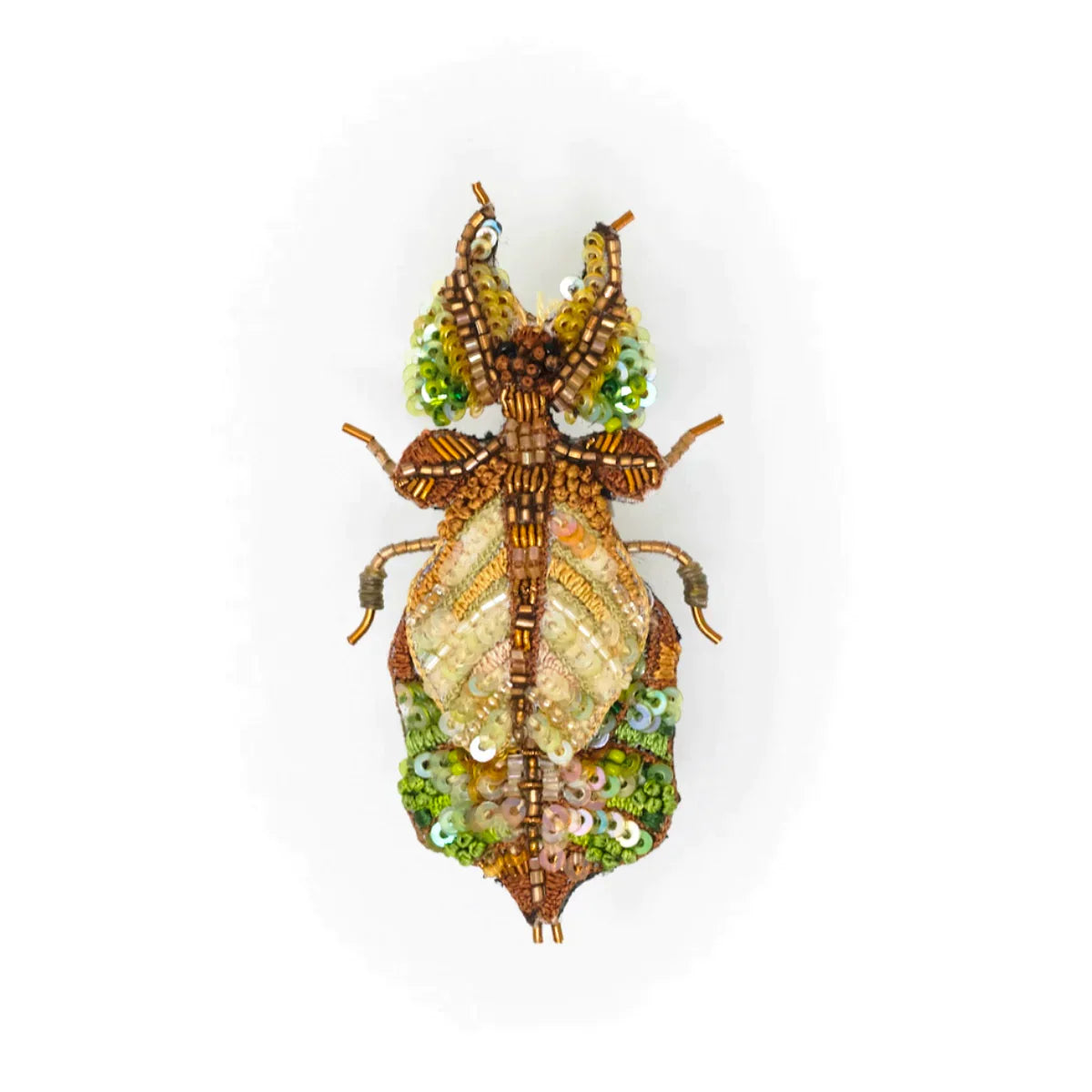 Giant Leaf Instect Brooch Pin