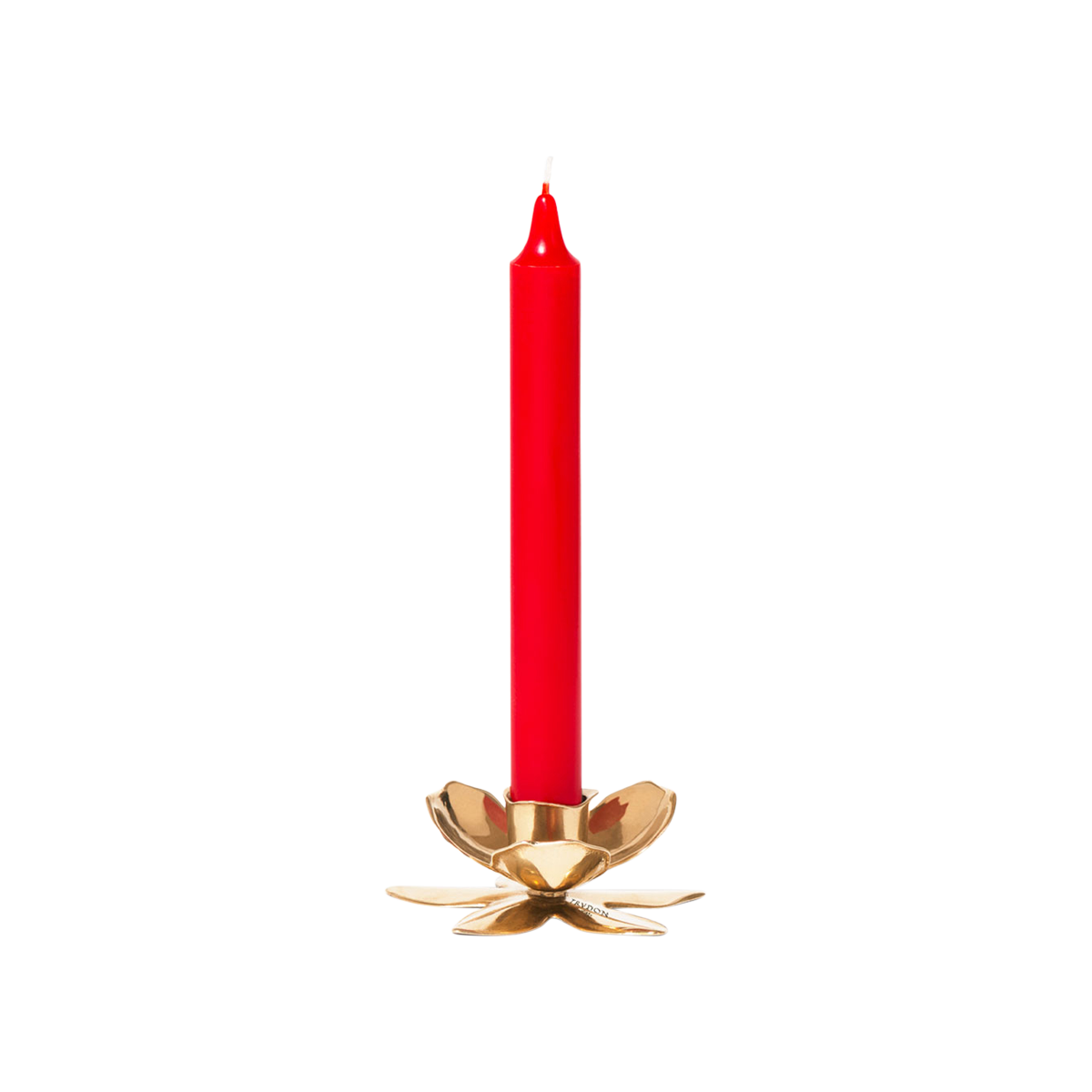 Flower Candlestick Holder (Gold)