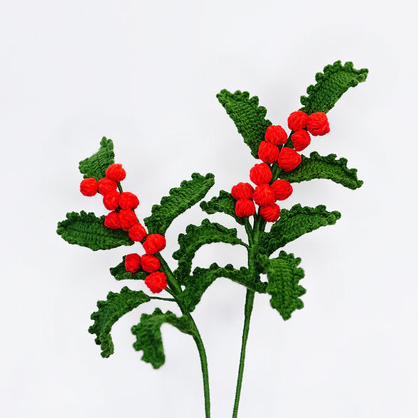 Gehaakte Bloem Hulst (Red)