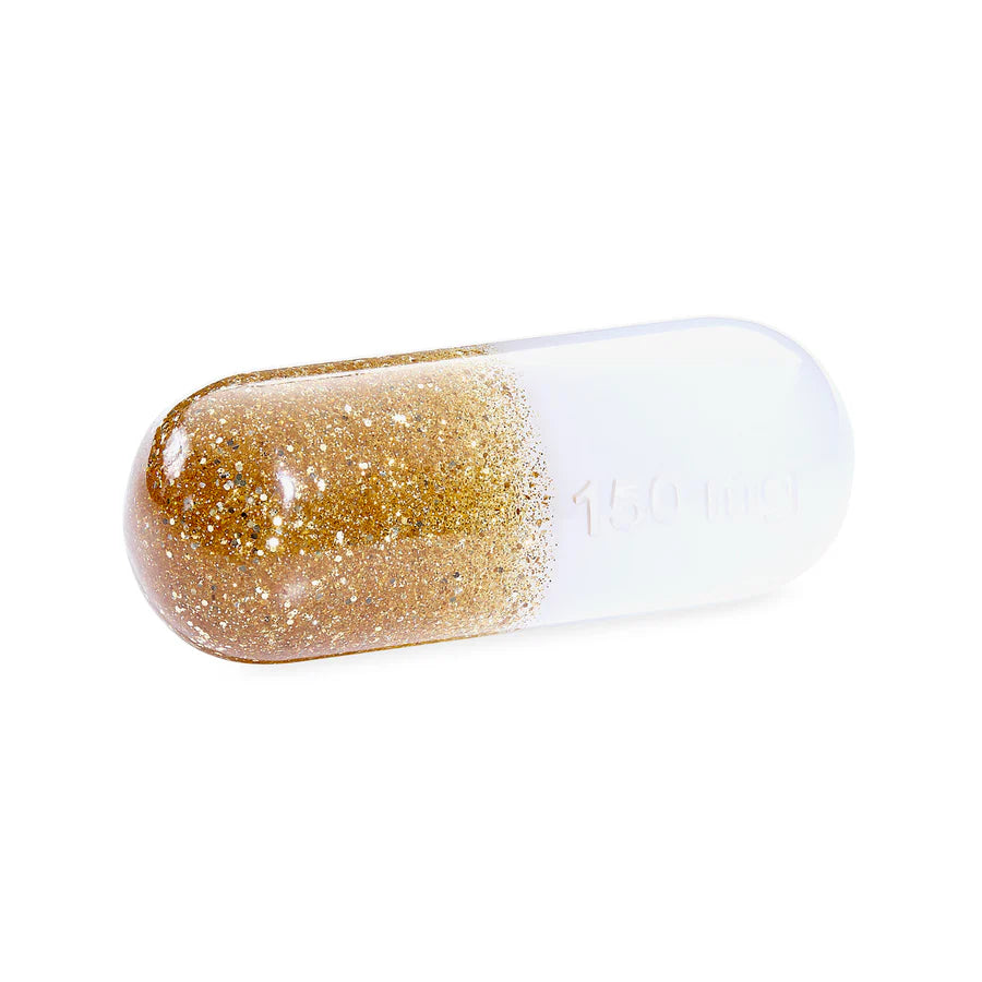 Acrylic Pill 150mg S (Goud Glitter)