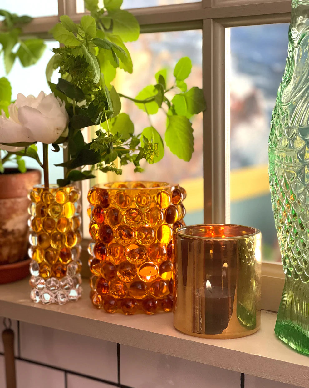 Hurricane Lamp S (Gold)