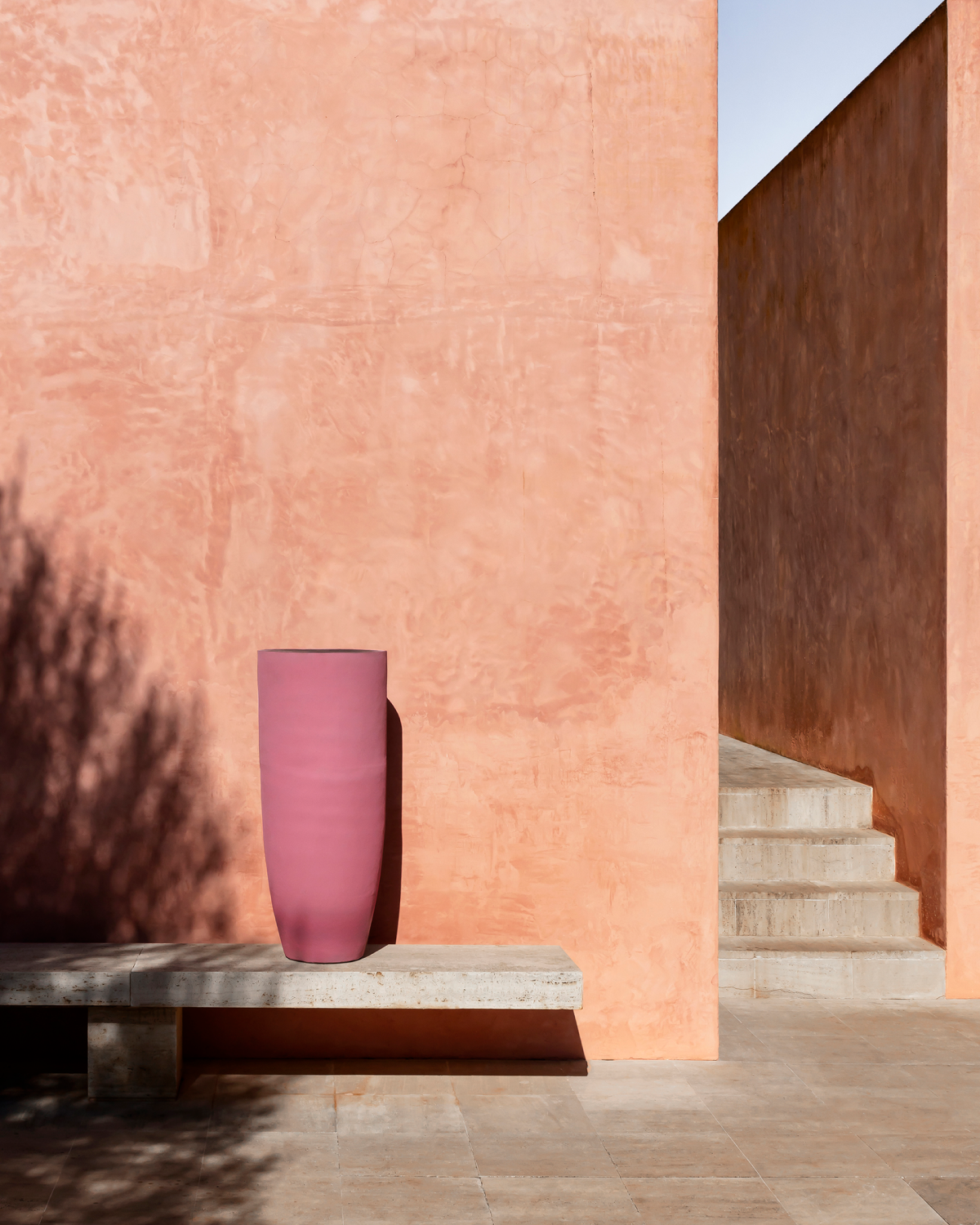 Axel vase D45 H110 cm (Roze)